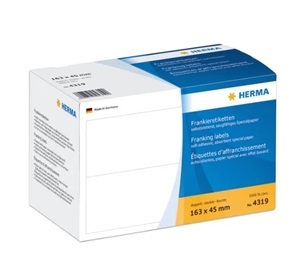 HERMA етикет франкиране двоен 163 x 45 мм, 1000 бр.
