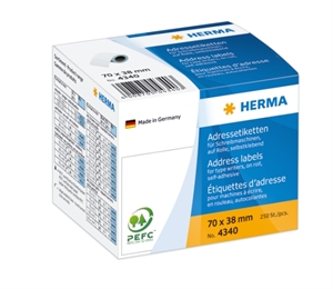 HERMA етикет на ролка адрес 70 x 38 mm, 250 бр.