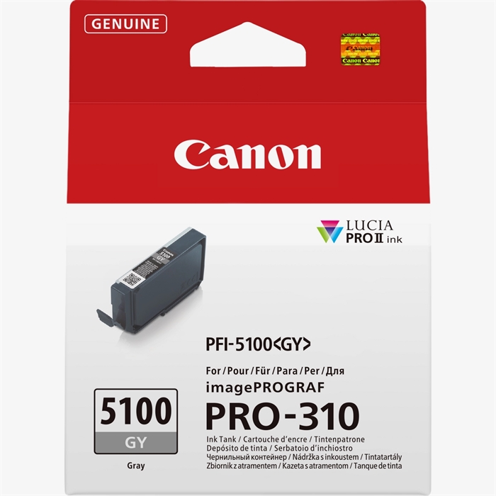 Canon Grey PFI-5100GY - 14,4 ml мастилена касета