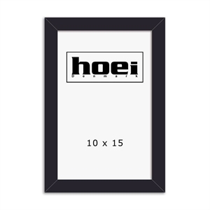 Træramme i sort til fotos og plakater 10 x 15 см