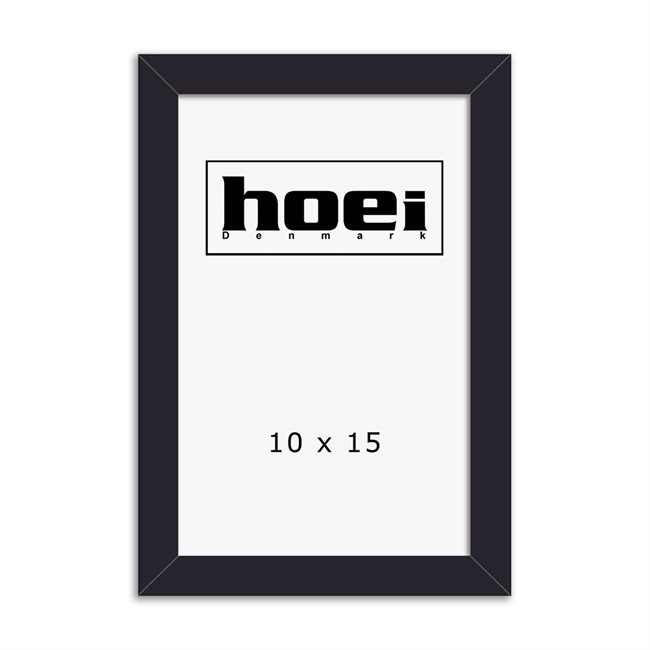 Træramme i sort til fotos og plakater 10 x 15 см