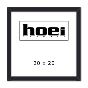 Træramme i sort til foto og plakater 20 x 20 см