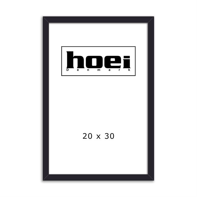 Træramme i sort til fotos og plakater 20 х 30 cm