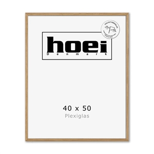 Massивна рамка от дъб за снимки и плакати 40 x 50 PLEXI см