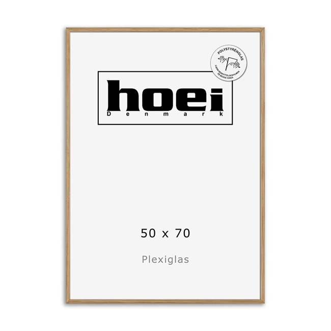 Massивна дъбова рамка за снимки и плакати 50 x 70 PLEXI см