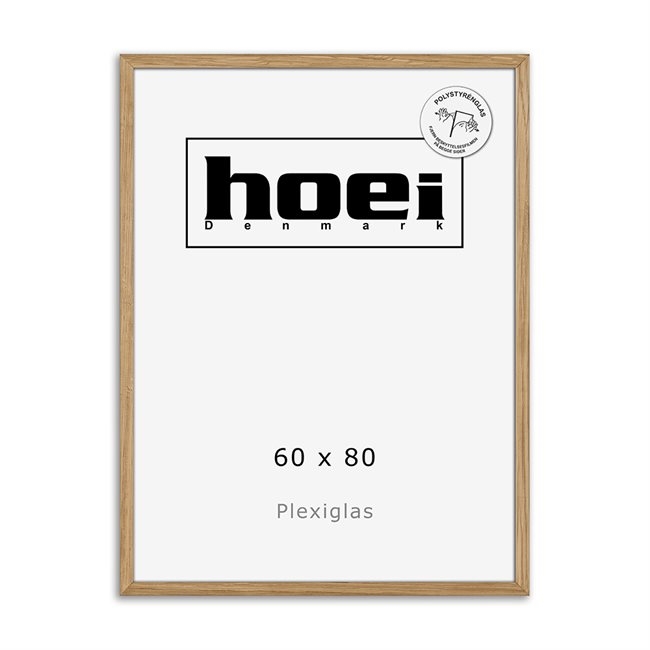 Mасивна рамка от дъб за снимки и плакати 60 x 80 PLEXI см