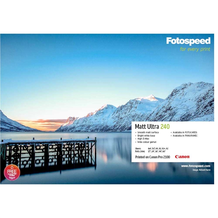 Fotospeed Matt Ultra 240 g/m² - 17" x 30 Метър