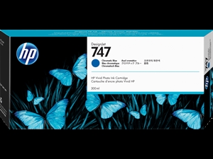 HP 747 300-ml хроматично Blueя мастиленоструйна касета DesignJet