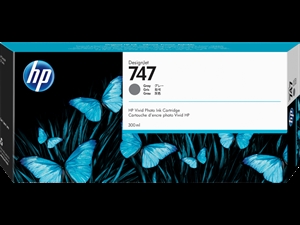 HP 747 300-ml Grey мастилен патрон за DesignJet