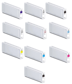 Пълен комплект мастилени касети от 700 ml за Epson SureColor P7300 и P9300
