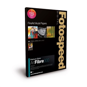Fotospeed Platinum Gloss Art Fibre 300 g/m² - 5x5", 25 Чаршафи