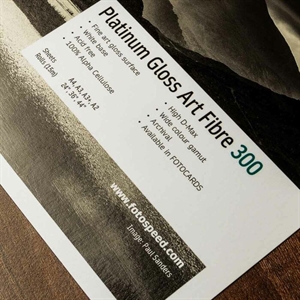 Fotospeed Platinum Gloss Art Fibre 300 g/m² - 36" x 15 Метър