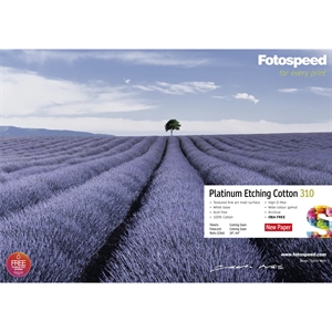 Fotospeed Platinum Etching Cotton 310 g/m² - 24" x 15 метър